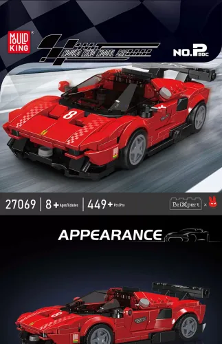 Mould King 27069 P80C supercar