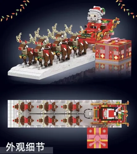 Mould King 10154 Santa sleigh
