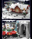 Mould King 12029 Christmas Train Fun Park