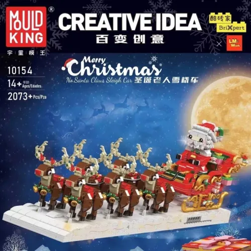 Mould King 10154 Santa sleigh