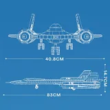 Reobrix 33041 SR-71 Blackbird