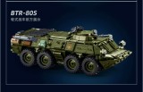 SLUBAN M38-B1251 BTR80AS Infantry Fighting Vehicle BTR-80S 2in1