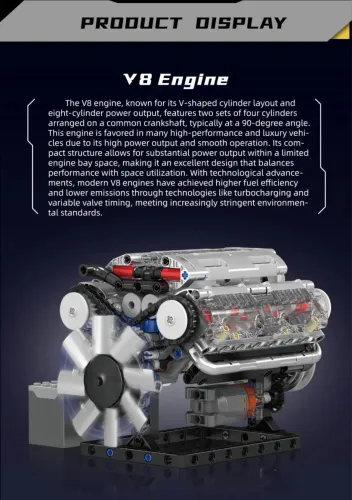 Mould King 10088 V8 Engine