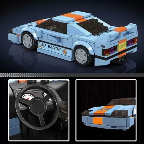 Mould King 27077 Ferrari F40 LM sports car