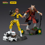 JOYTOY Teenage Mutant Ninja Turtles TMNT Splinter and April O'Neil