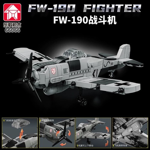 12GO 66066 German FW190 fighter