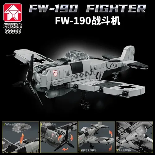 12GO 66066 German FW190 fighter