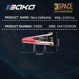 BAKA 33905 Navy battleship