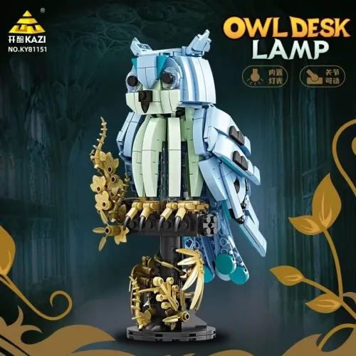 KAZI 81151 Owl Desk Lamp