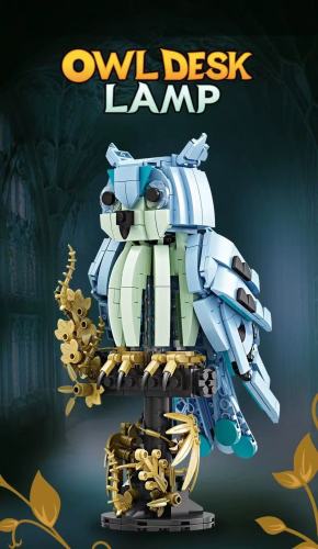 KAZI 81151 Owl Desk Lamp