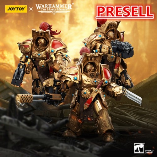 JOYTOY Warhammer The Horus Heresy 1:18 Legio Custodes Aquilon Terminator Squad