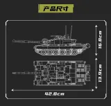 Mould King 20037 Challenger 2 Main Battle Tank