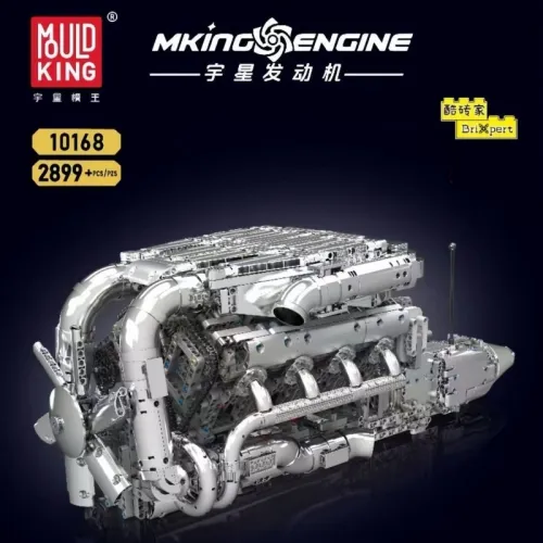 Mould King 10168 V8 TMIN-TURBO ENGINE