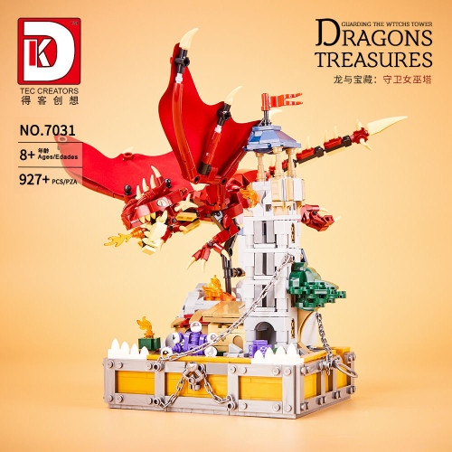 DK 7031 Dragon & Guard Battle Of The Witch Tower
