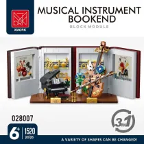 Mork 028007 Musical Instrument Bookend Ornaments