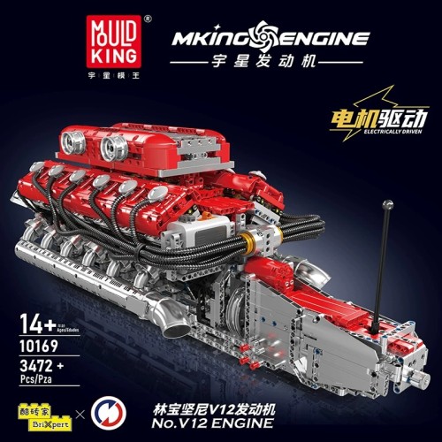 Mould King 10169 V12 ENGINE