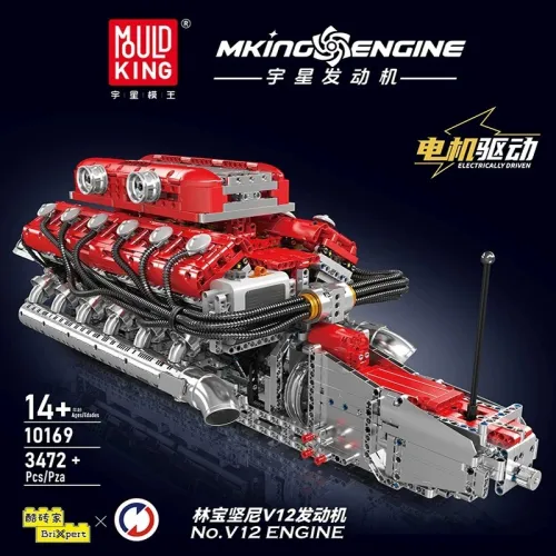 Mould King 10169 V12 ENGINE