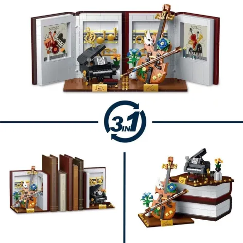 Mork 028007 Musical Instrument Bookend Ornaments