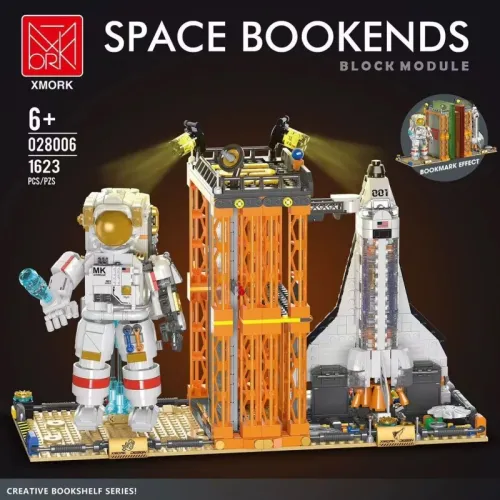 Mork 028006 Astronaut Airplane Bookend