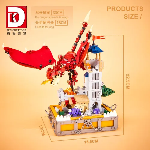 DK 7031 Dragon & Guard Battle Of The Witch Tower