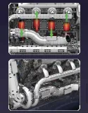 Mould King 10168 V8 TMIN-TURBO ENGINE