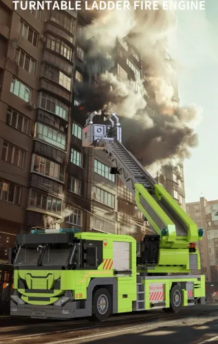 Xbert 66038 Turntable Ladder Fire Engine