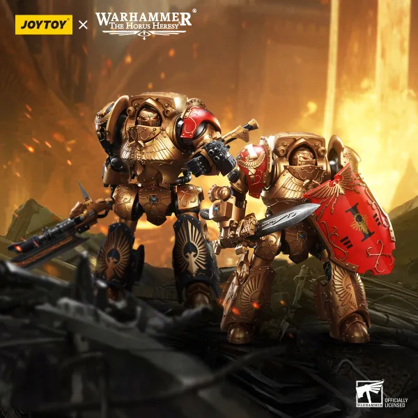 JOYTOY Warhammer The Horus Heresy 1:18 Legio Custodes Contemptor-Galatus and Contemptor-Achillus Dreadnought