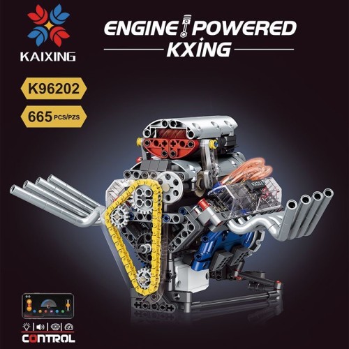 KAIXING K96202 Simulated V8 engine