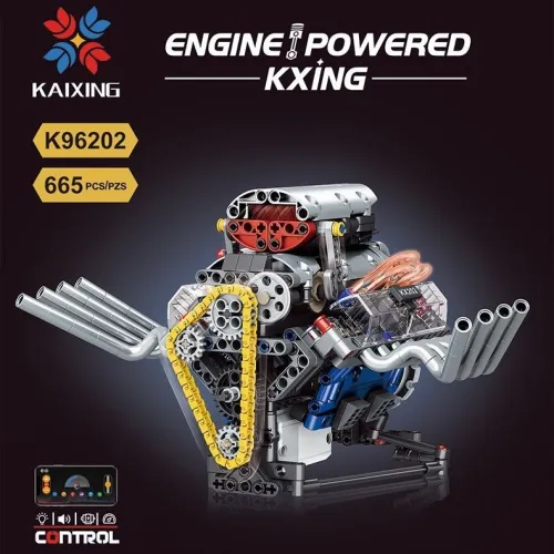 KAIXING K96202 Simulated V8 engine