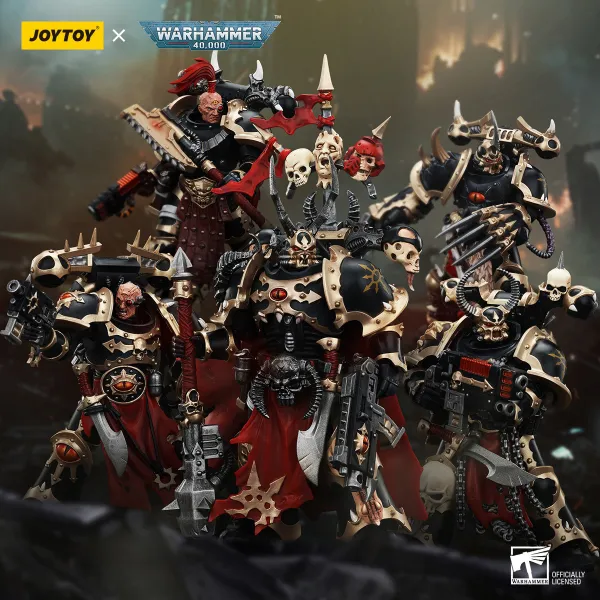 JOYTOY Warhammer 40k 1: 18 Chaos Space Marines Black Legion Chosen