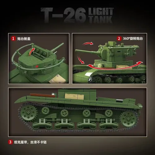 Quan Guan 100292 Soviet T-26 light tank