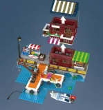 Mould King 10110 Fishing Boat Dock