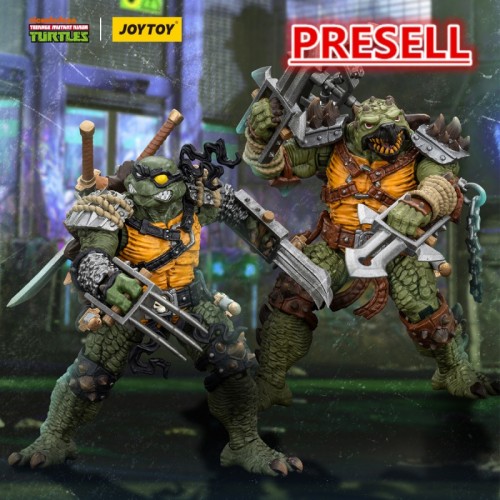 JOYTOY Teenage Mutant Ninja Turtles TMNT Slash and Tokka