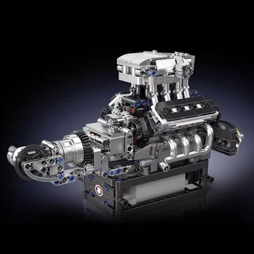 Mould King 10206 MCL SuperCar V8 Engine