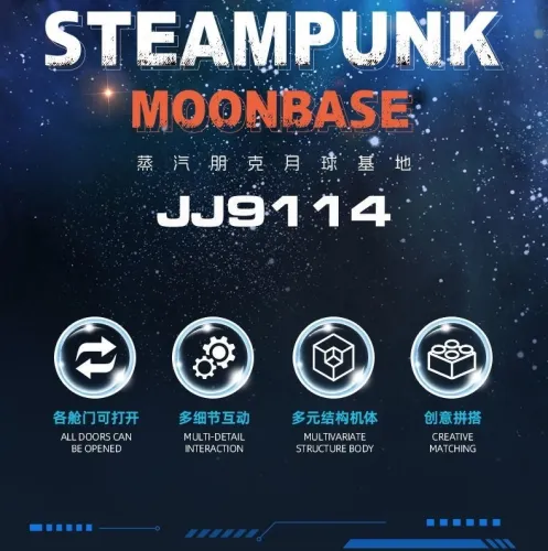JIE STAR JJ9114 Steampunk: Moon Base