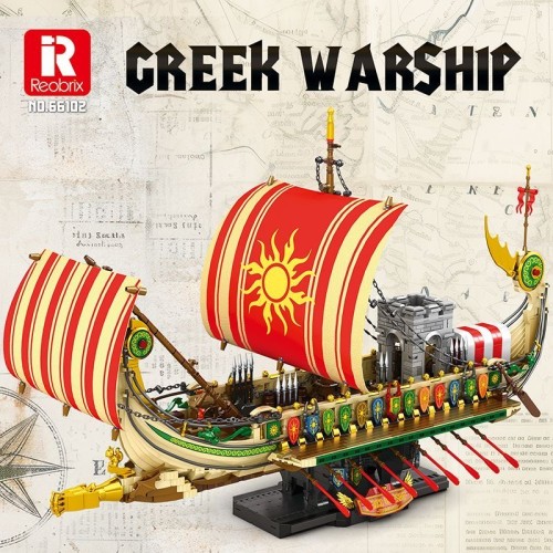 Reobrix 66102 Greek Warship