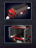 Mould King 24069 Red Container Truck