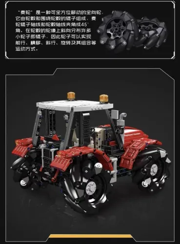 Mould King 18037 Wheeled Tractor