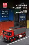 Mould King 24069 Red Container Truck