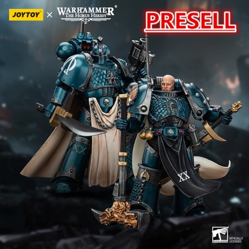 JOYTOY Warhammer The Horus Heresy 1: 18 Alpha Legion Legion Praetor with Power Sword and Harrowmaster Armillus Dynat