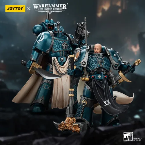 JOYTOY Warhammer The Horus Heresy 1: 18 Alpha Legion Legion Praetor with Power Sword and Harrowmaster Armillus Dynat