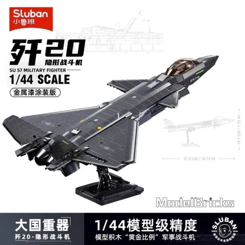 SLUBAN M38-B1187 J20 Military Fighter
