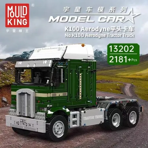 Mould King 13202 Pneumatic K100 Aerodyne Cabover Truck