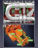 Mould King 10200 Scania Truck Engine + Transmission