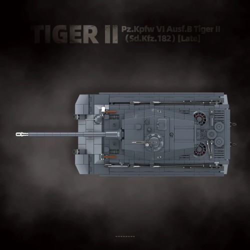 Quan Guan 100301 PZ.KPFW VI Ausf.B Tiger II(SD.KFZ.182) Late