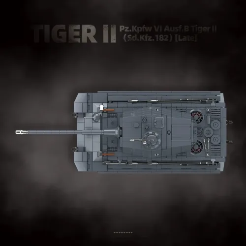 Quan Guan 100301 PZ.KPFW VI Ausf.B Tiger II(SD.KFZ.182) Late