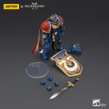 JOYTOY Warhammer 40k Space Marine 2 1: 18 Ultramarines Marneus Calgar Chapter Master with MKX Gravis Armour and Gauntlets of Ultramar and Victrix Honour Guard