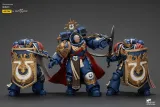 JOYTOY Warhammer 40k Space Marine 2 1: 18 Ultramarines Marneus Calgar Chapter Master with MKX Gravis Armour and Gauntlets of Ultramar and Victrix Honour Guard