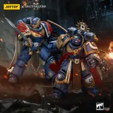 JOYTOY Warhammer 40k Space Marine 2 1: 18 Ultramarines Marneus Calgar Chapter Master with MKX Gravis Armour and Gauntlets of Ultramar and Victrix Honour Guard