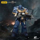 JOYTOY Warhammer 40k Collectors Edition Space Marine 2 Ultramarines  Lieutenant Titus, Sergeant Gadriel and Brother Chairon